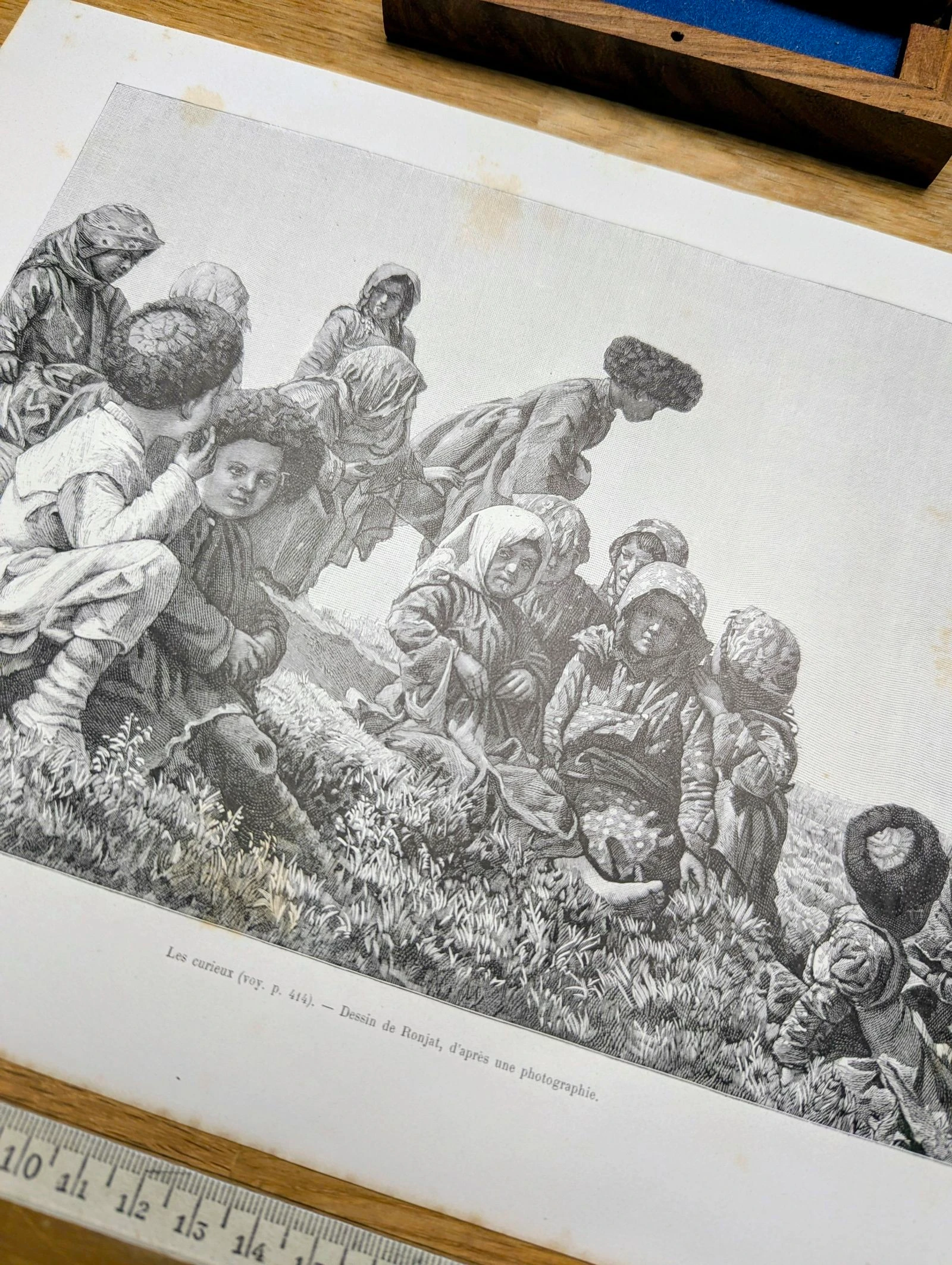 Os curiosos, crianças armênias. Ilustração impressa em 1891. – photo 5